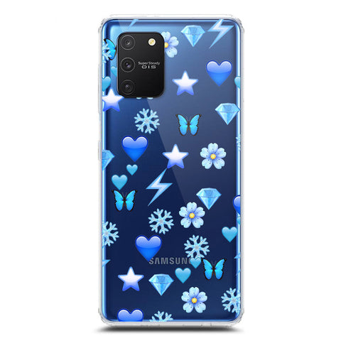Samsung Galaxy M80s Cover - O'Nation Butterfly Dreams Series 2 - Clear Phone Case - Soft Silicon Borders