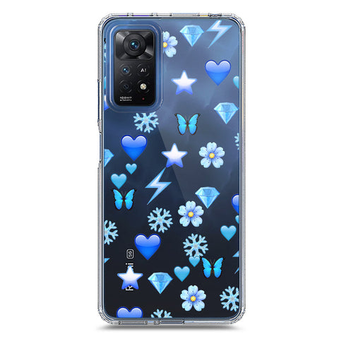 Xiaomi Redmi Note 11E Pro Cover - O'Nation Butterfly Dreams Series 2 - Clear Phone Case - Soft Silicon Borders