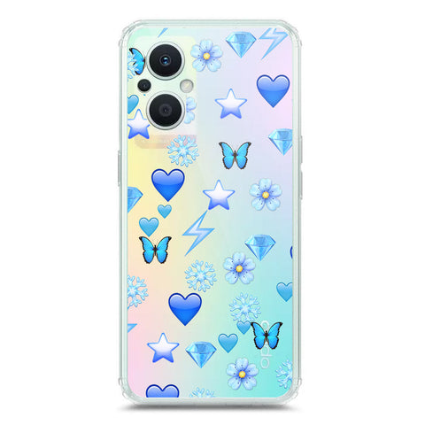 Oppo Reno 7 Z 5G Cover - O'Nation Butterfly Dreams Series 2 - Clear Phone Case - Soft Silicon Borders