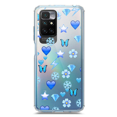 Xiaomi Redmi 10 Cover - O'Nation Butterfly Dreams Series 2 - Clear Phone Case - Soft Silicon Borders
