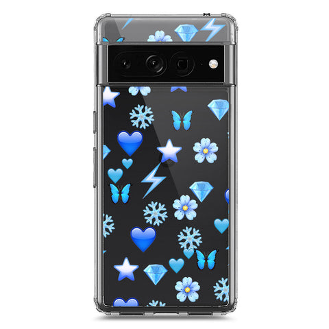 Google Pixel 7 Pro Cover - O'Nation Butterfly Dreams Series 2 - Clear Phone Case - Soft Silicon Borders