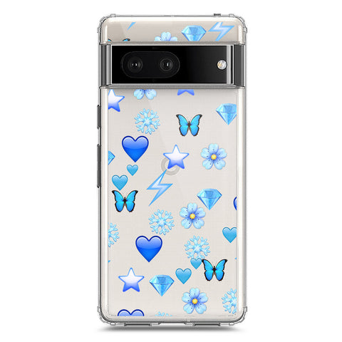 Google Pixel 7 Cover - O'Nation Butterfly Dreams Series 2 - Clear Phone Case - Soft Silicon Borders