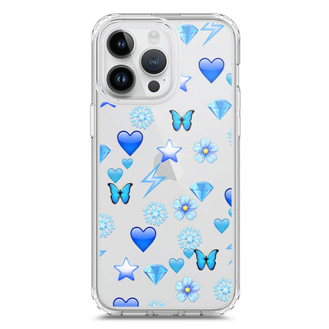 iPhone 15 Pro Max Cover - O'Nation Butterfly Dreams Series 2 - Clear Phone Case - Soft Silicon Borders