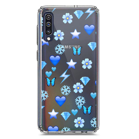 Samsung Galaxy A30s Cover - O'Nation Butterfly Dreams Series 2 - Clear Phone Case - Soft Silicon Borders