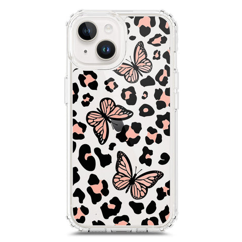 iPhone 15 Plus Cover - O'Nation Butterfly Dreams Series 2 - Clear Phone Case - Soft Silicon Borders