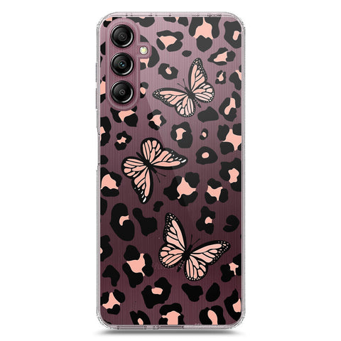 Samsung Galaxy A14 Cover - O'Nation Butterfly Dreams Series 2 - Clear Phone Case - Soft Silicon Borders