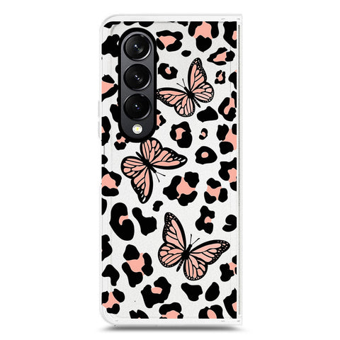 Samsung Galaxy Z Fold 4 5G Cover - O'Nation Butterfly Dreams Series 2 - Clear Phone Case - Soft Silicon Borders
