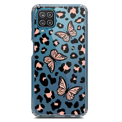 Samsung Galaxy A12 Nacho Cover - O'Nation Butterfly Dreams Series 2 - Clear Phone Case - Soft Silicon Borders