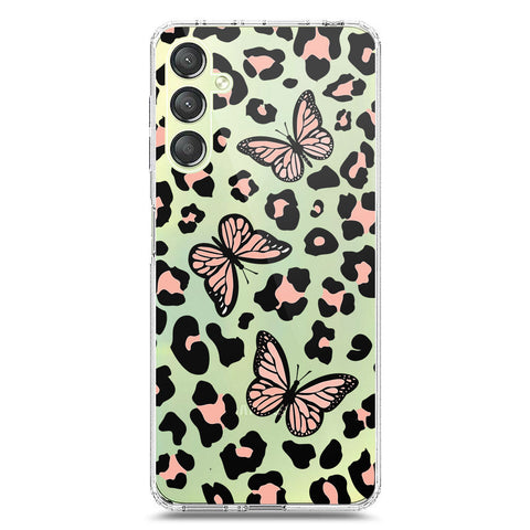 Samsung Galaxy A24 4G Cover - O'Nation Butterfly Dreams Series 2 - Clear Phone Case - Soft Silicon Borders