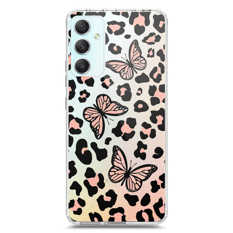 Samsung Galaxy A34 5G Cover - O'Nation Butterfly Dreams Series 2 - Clear Phone Case - Soft Silicon Borders
