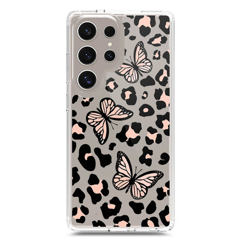 Samsung Galaxy S24 Ultra Cover - O'Nation Butterfly Dreams Series 2 - Clear Phone Case - Soft Silicon Borders