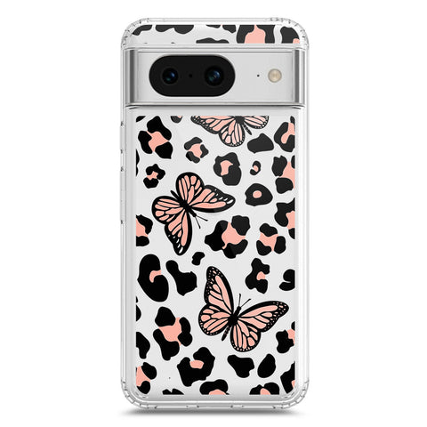 Google Pixel 8a Cover - O'Nation Butterfly Dreams Series 2 - Clear Phone Case - Soft Silicon Borders