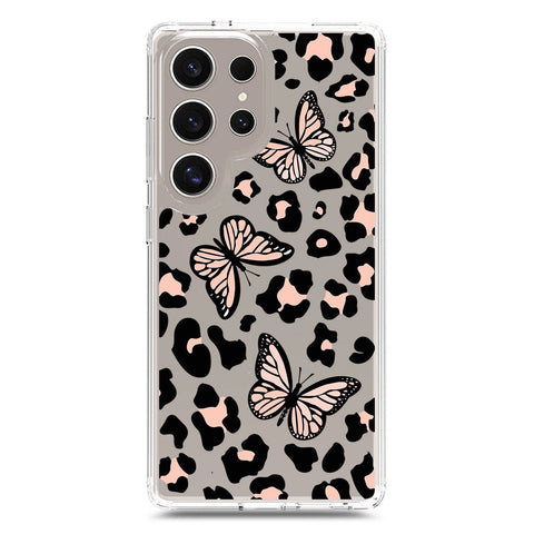 Samsung Galaxy S25 Ultra Cover - O'Nation Butterfly Dreams Series 2 - Clear Phone Case - Soft Silicon Borders