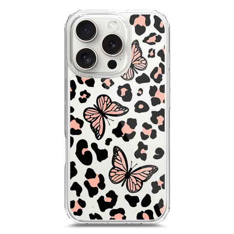 iPhone 16 Pro Cover - O'Nation Butterfly Dreams Series 2 - Clear Phone Case - Soft Silicon Borders