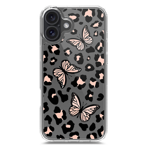 iPhone 16 Plus Cover - O'Nation Butterfly Dreams Series 2 - Clear Phone Case - Soft Silicon Borders