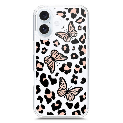iPhone 16 Cover - O'Nation Butterfly Dreams Series 2 - Clear Phone Case - Soft Silicon Borders