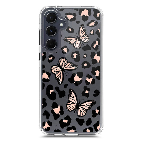 Samsung Galaxy A35 Cover - O'Nation Butterfly Dreams Series 2 - Clear Phone Case - Soft Silicon Borders