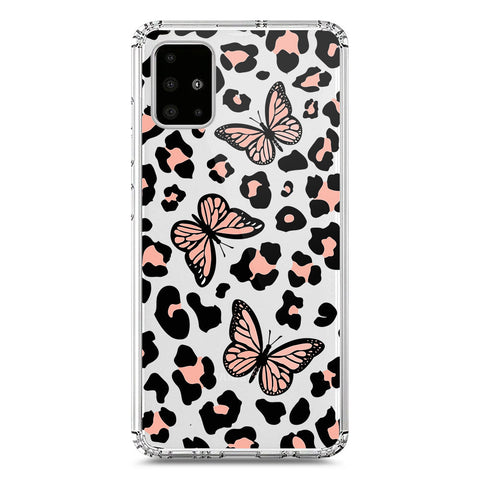 Samsung Galaxy A51 Cover - O'Nation Butterfly Dreams Series 2 - Clear Phone Case - Soft Silicon Borders