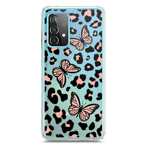 Samsung Galaxy A52 Cover - O'Nation Butterfly Dreams Series 2 - Clear Phone Case - Soft Silicon Borders