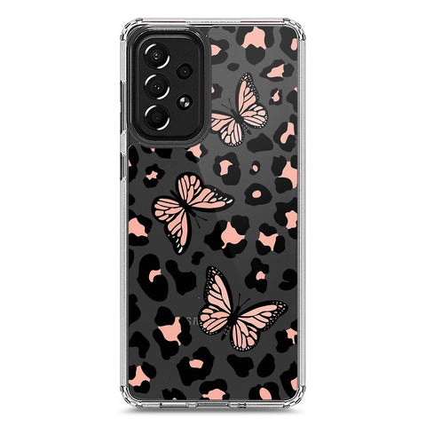Samsung Galaxy A73 5G Cover - O'Nation Butterfly Dreams Series 2 - Clear Phone Case - Soft Silicon Borders