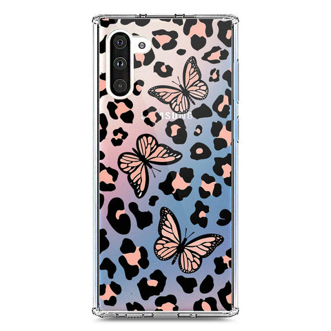 Samsung Galaxy Note 10 Cover - O'Nation Butterfly Dreams Series 2 - Clear Phone Case - Soft Silicon Borders