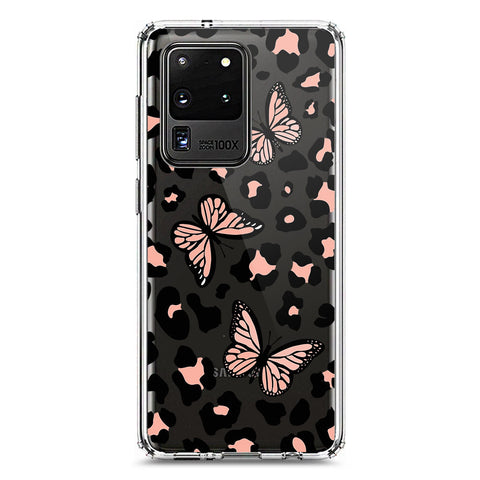 Samsung Galaxy S20 Ultra Cover - O'Nation Butterfly Dreams Series 2 - Clear Phone Case - Soft Silicon Borders