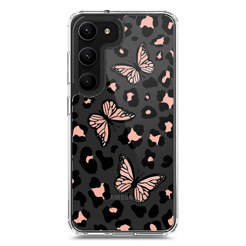 Samsung Galaxy S23 5G Cover - O'Nation Butterfly Dreams Series 2 - Clear Phone Case - Soft Silicon Borders