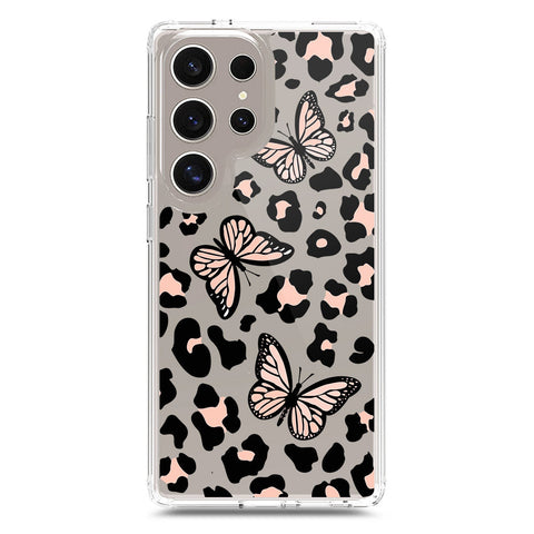 Samsung Galaxy S23 Ultra 5G Cover - O'Nation Butterfly Dreams Series 2 - Clear Phone Case - Soft Silicon Borders