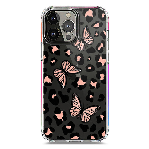 iPhone 13 Pro Max Cover - O'Nation Butterfly Dreams Series 2 - Clear Phone Case - Soft Silicon Borders