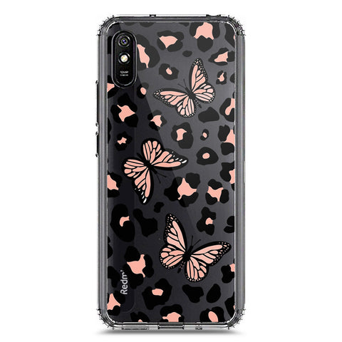 Xiaomi Redmi 9A Cover - O'Nation Butterfly Dreams Series 2 - Clear Phone Case - Soft Silicon Borders