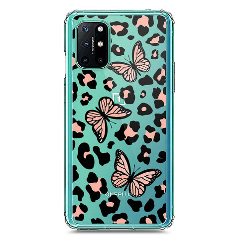 OnePlus 8T Cover - O'Nation Butterfly Dreams Series 2 - Clear Phone Case - Soft Silicon Borders
