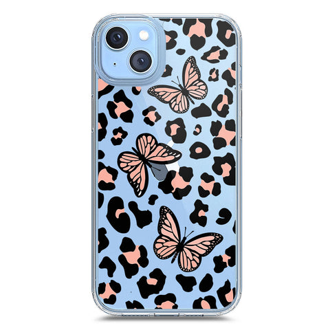 iPhone 14 Plus Cover - O'Nation Butterfly Dreams Series 2 - Clear Phone Case - Soft Silicon Borders
