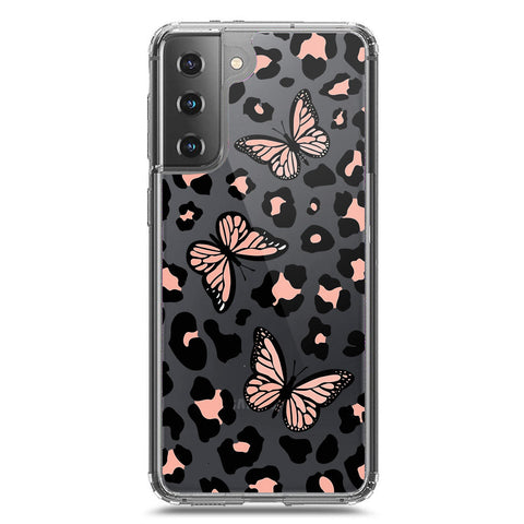 Samsung Galaxy S21 5G Cover - O'Nation Butterfly Dreams Series 2 - Clear Phone Case - Soft Silicon Borders