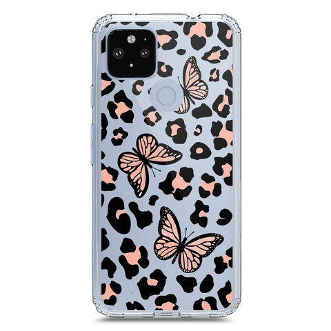 Google Pixel 5 Cover - O'Nation Butterfly Dreams Series 2 - Clear Phone Case - Soft Silicon Borders