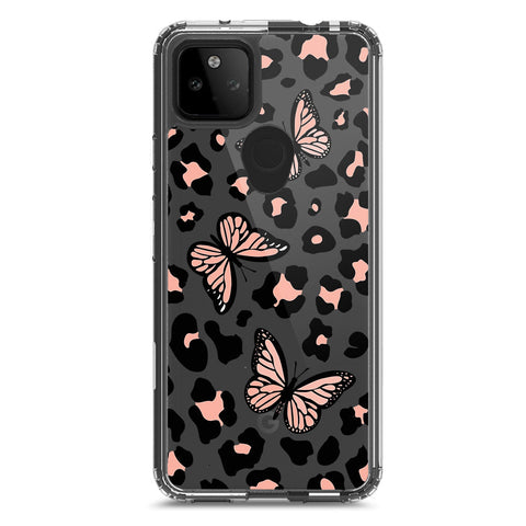 Google Pixel 5a 5G Cover - O'Nation Butterfly Dreams Series 2 - Clear Phone Case - Soft Silicon Borders