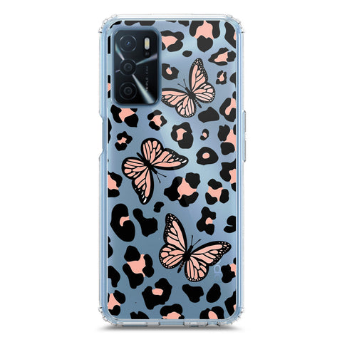 Oppo A16 Cover - O'Nation Butterfly Dreams Series 2 - Clear Phone Case - Soft Silicon Borders