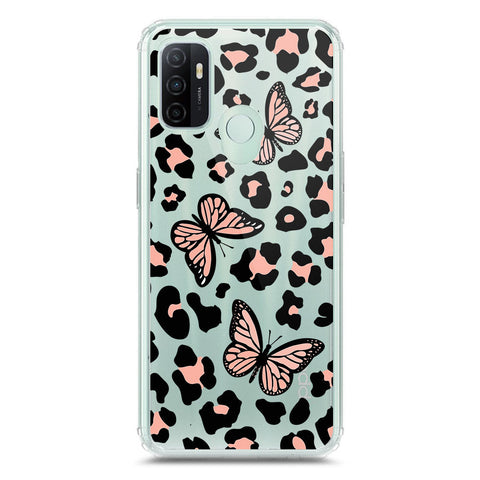 Oppo A53 Cover - O'Nation Butterfly Dreams Series 2 - Clear Phone Case - Soft Silicon Borders