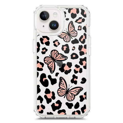 iPhone 15 Cover - O'Nation Butterfly Dreams Series 2 - Clear Phone Case - Soft Silicon Borders
