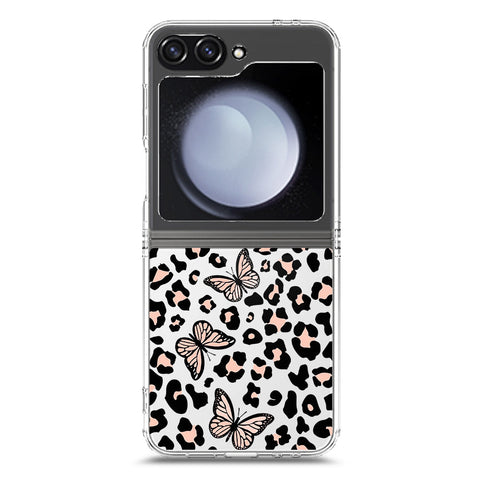 Samsung Galaxy Z Flip 6 Cover - O'Nation Butterfly Dreams Series 2 - Clear Phone Case - Soft Silicon Borders