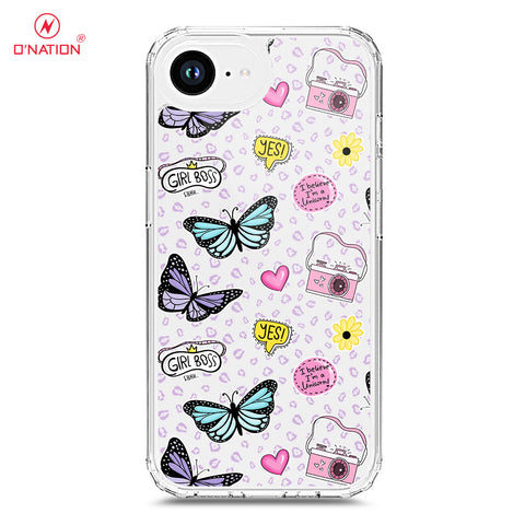 iPhone 16e Cover - O'Nation Butterfly Dreams Series - 9 Designs - Clear Phone Case - Soft Silicon Borders