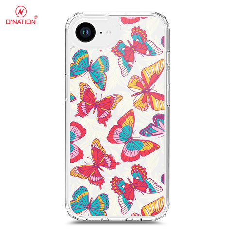 iPhone 16e Cover - O'Nation Butterfly Dreams Series - 9 Designs - Clear Phone Case - Soft Silicon Borders