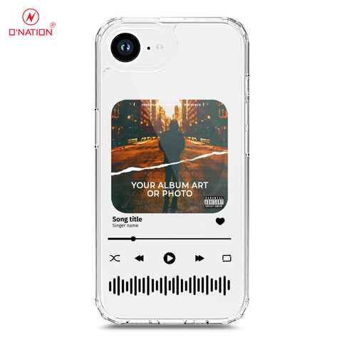 iPhone 16e Cover - Personalised Album Art Series - 4 Designs - Clear Phone Case - Soft Silicon Borders