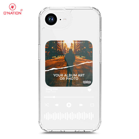 iPhone 16e Cover - Personalised Album Art Series - 4 Designs - Clear Phone Case - Soft Silicon Borders