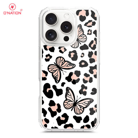 iPhone 16 Pro Cover - O'Nation Butterfly Dreams Series - 9 Designs - Clear Phone Case - Soft Silicon Borders