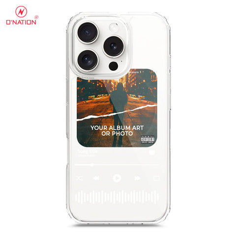 iPhone 16 Pro Cover - Personalised Album Art Series - 4 Designs - Clear Phone Case - Soft Silicon Borders