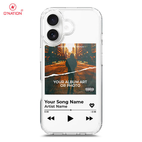 iPhone 17 Cover - Personalised Album Art Series - 4 Designs - Clear Phone Case - Soft Silicon Borders