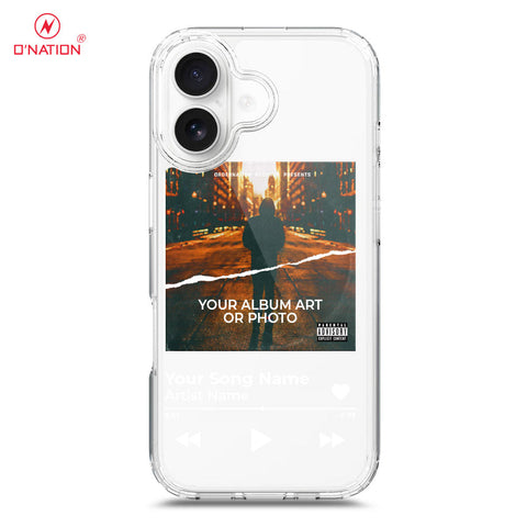 iPhone 17 Cover - Personalised Album Art Series - 4 Designs - Clear Phone Case - Soft Silicon Borders