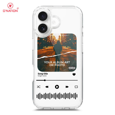 iPhone 17 Cover - Personalised Album Art Series - 4 Designs - Clear Phone Case - Soft Silicon Borders