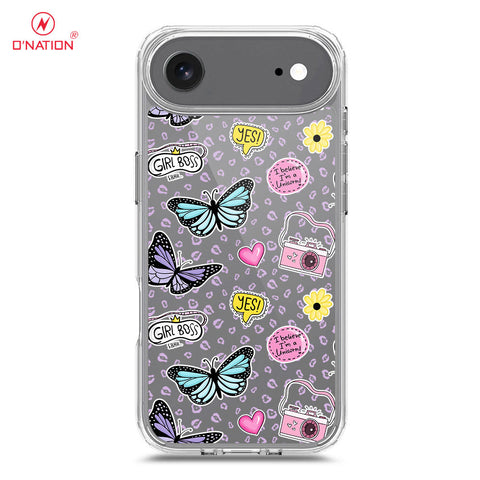 iPhone 17 Air Cover - O'Nation Butterfly Dreams Series - 9 Designs - Clear Phone Case - Soft Silicon Borders