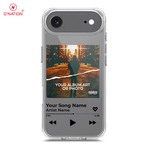 iPhone 17 Air Cover - Personalised Album Art Series - 4 Designs - Clear Phone Case - Soft Silicon Borders
